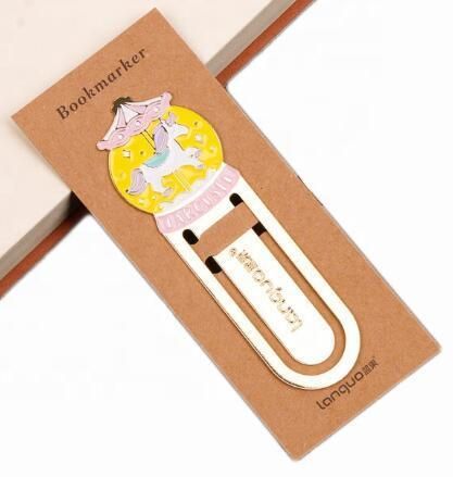 Lovely Creative Custom Logo Soft PVC Cartoon Bookmark