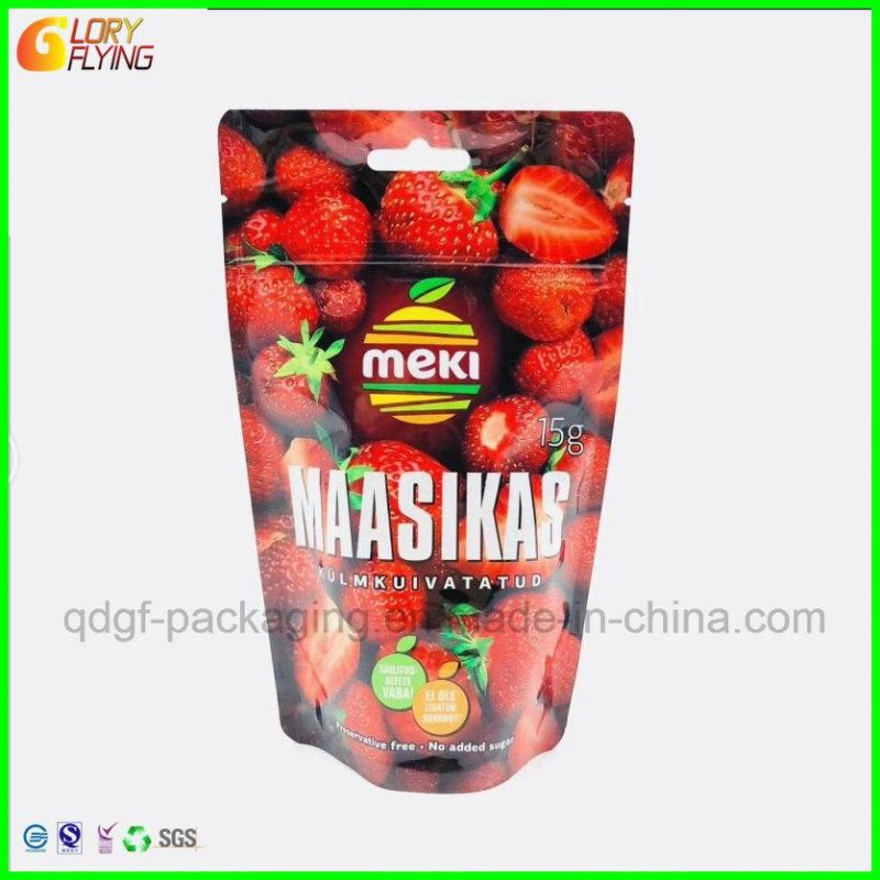 Plastic food packaging bag Mango bag with zipper and gravure printing