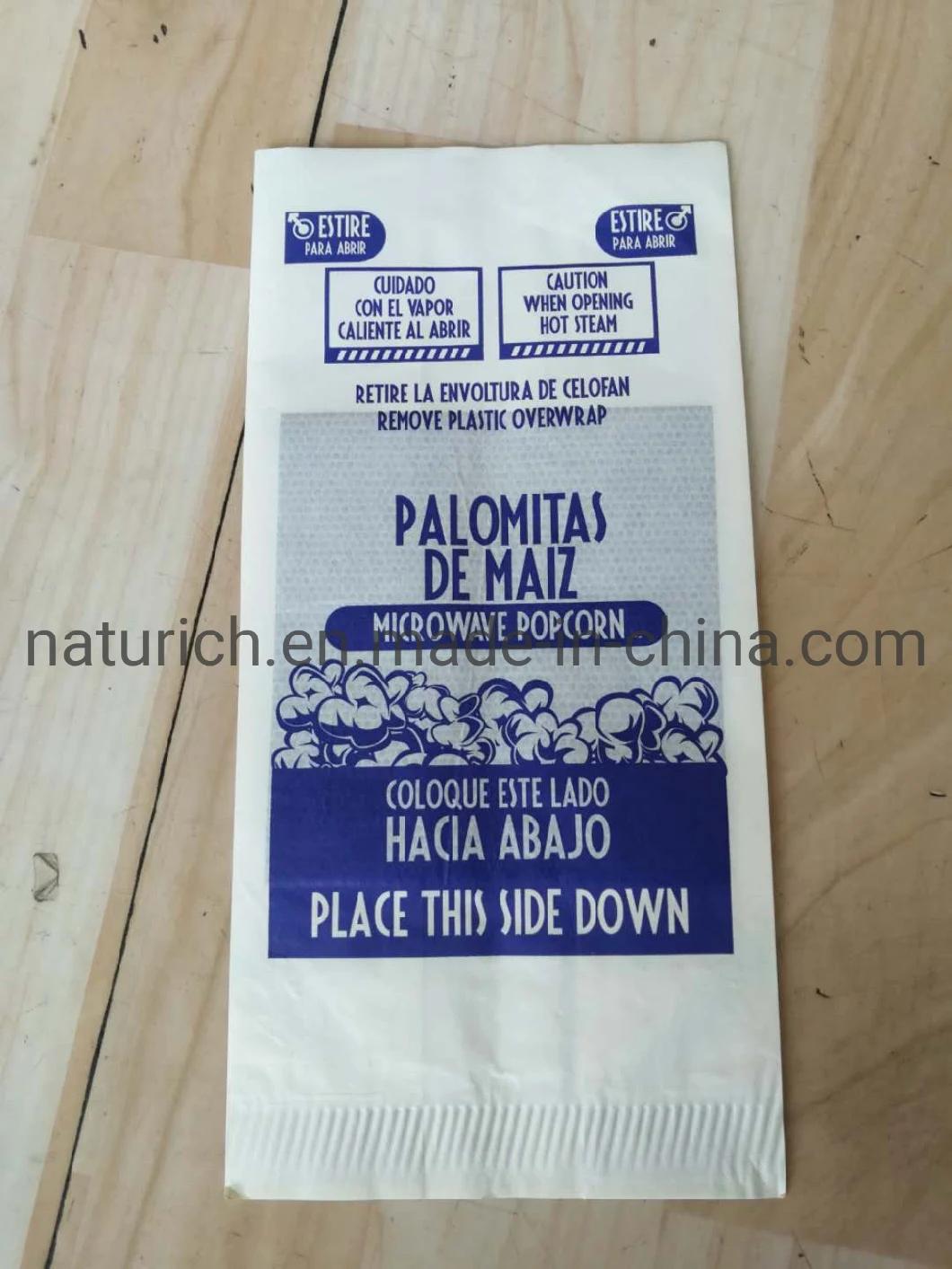 DIY Microwave Popcorn Packaging Bag with Logo Printing
