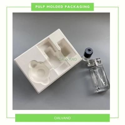 Customized Biodegradable Sugarcane Bagasse Pulp Molded Packaging for Cosmetic