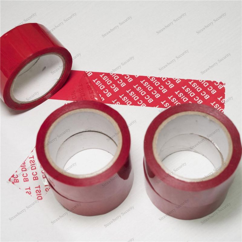 Waterproof Tamper Proof Safety Tape Security Seal Tape for Carton