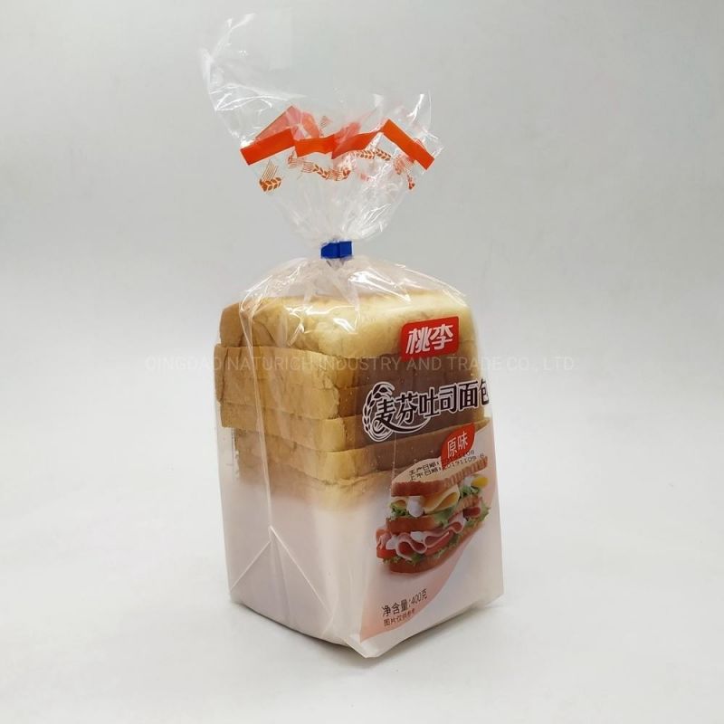 Bakery Bag Custom Printed Clear Plastic Bread Bags Wicket Bag