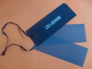 Hangtag with Customer Logo (blue color)