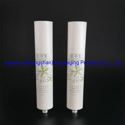 Aluminum Sealed Tip Mouth with Plastic Tip on Empty Aluminum Tube