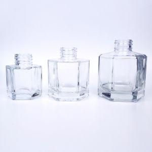 Clear Refillable Empty Air Freshener Perfume Glass Bottle Luxury Design Glass Perfume Bottles