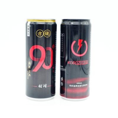 Aluminum 11.3oz Energy Drinks Cans with 202 Ends