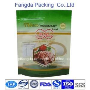 Stand Zipper Plastic Bag for Spices Packaging
