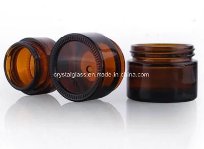 Amber Cream Jar Eye Cream Jar Cosmetic Glass Bottle