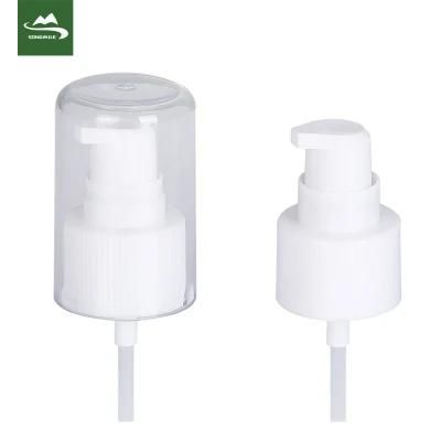 Cosmetic Packaging Liquid Pump Cream Pump Treatment Pump with Overcap Plastic PP Cap 18/410 20/410 18/415 20/415