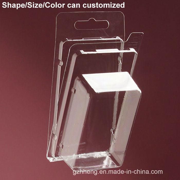 Customized Plastic Clear Blister Clamshell Packaging Box (PVC box)