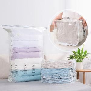 Eco-Friendly Resealable Space Saver Vacuum Storage Bag Wholesale Organizer Double-Zip Quality Air Vacuum Bags