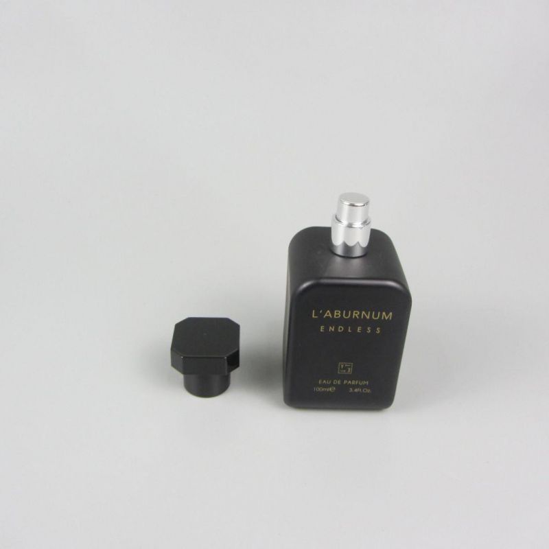 Square Black Perfume Bottle Empty Perfume Bottles