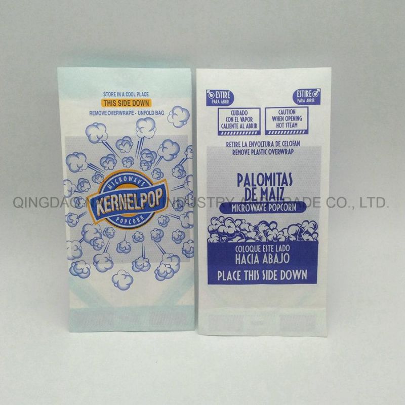 Microwave Popcorn Paper Bag Paper Packing Pouch