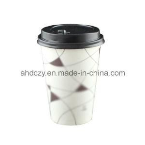 No Water Leakage 9oz Disposable Paper Coffee Cups with Lids
