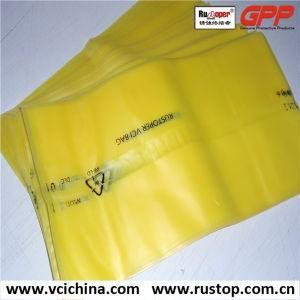 Vci Transparent Plastic Poly Folding Bag, M-Shaped Bag