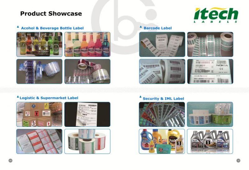 4 Color Product Label Stickers Printing Service