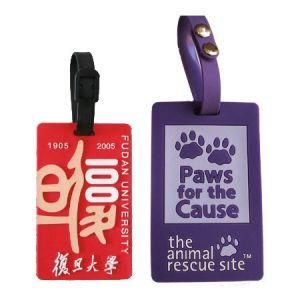 Hot Selling Silicone Custom 3D Soft PVC Luggage Tag