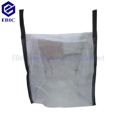 1000kgs 6 Corner Loops Super Sack Bulk Jumbo Big FIBC Ventilated Firewood Breathable Vegetable Bag