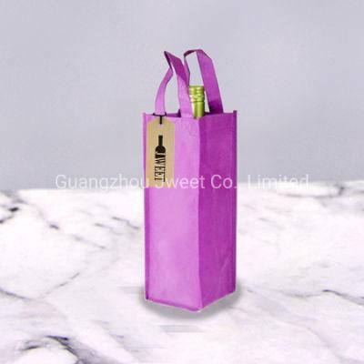Purple Non Woven Carry Gift Bag