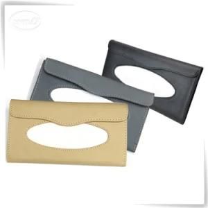Popular PU Leather Napkin Cardboard Holder Napkin Tray
