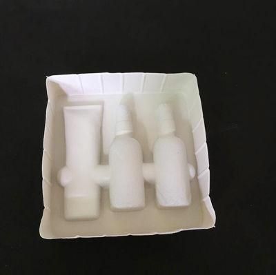 Custom Cosmetic Packaging Box PVC Blister Flocking Tray Packaging for Cosmetic