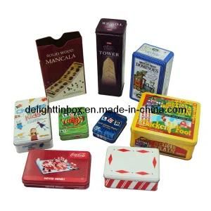 Metal Game Tin Box for Game&Play Cards