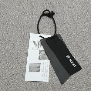 Cardboard Hangtag Garment Accessories Clothing Tags with Embossed Logo