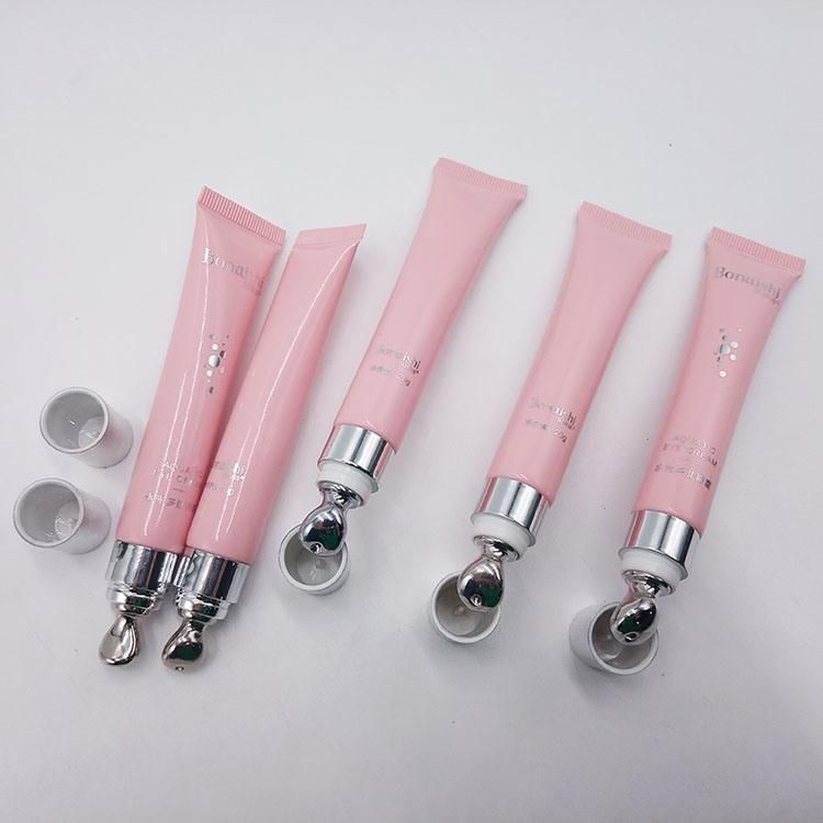 Pink Eyes Cream Tube 3 Balls Massage Eye Cream Tube