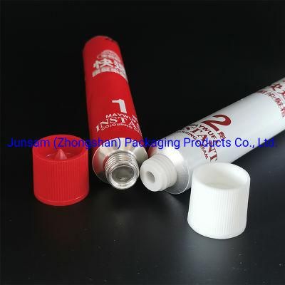 M15 Screw Aluminum Tube Containing Hair Cosmetic Cream Max 6 Colors