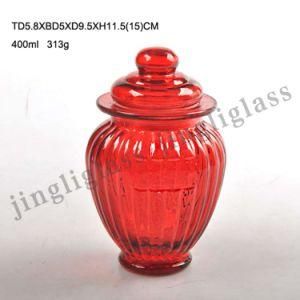 Colored Storage Jar/ Glass Jar Colored