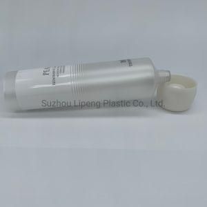 Face Foam Cosmetic PE Packaging Tube with Ball-Shape Cap (Transplant and screen printing)