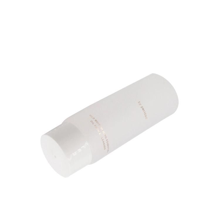 150g Large-Capacity Transparent Tube Body, White Screw Cap Surface, Hot Rose Gold Interface Milk Tube