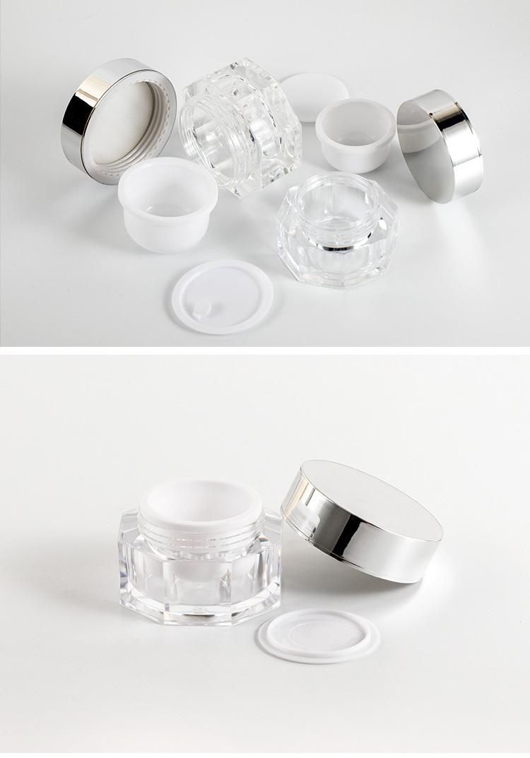 15g 30g Acrylic Transparent Cream Jar