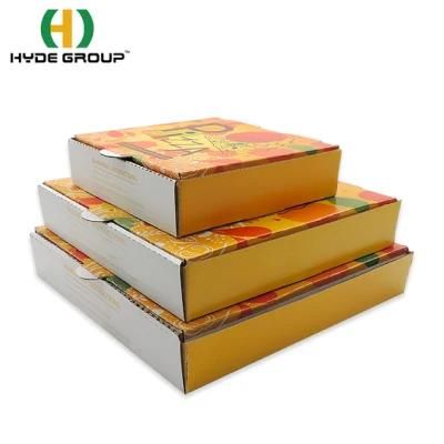 Wholesale Custom Logo Printed Corrugated Carton Paper Cheap Pizza Boxes Supply