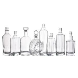 Customize 500ml 750ml High Quality Whiskey Vodka Spirit Glass Bottle for Liquor Wholesale