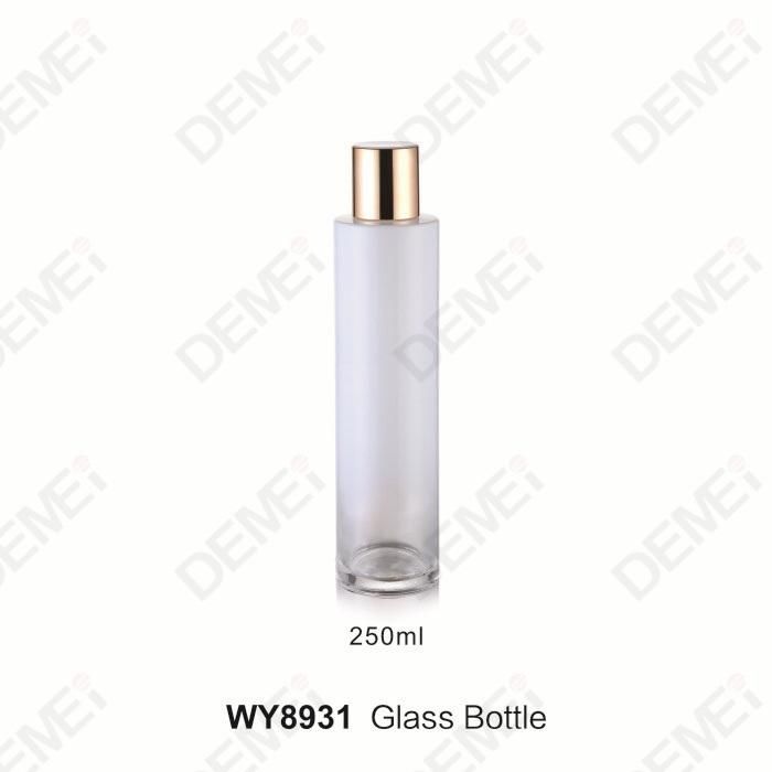 20/30/40/80/100/120/150/200/250ml 30/50/80/100g Cosmetic Skin Care Packaging White Straight Round Toner Lotion Glass Bottle and Cream Jar