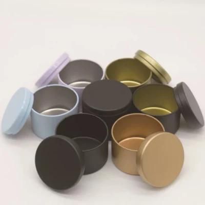 Fine Quality Round Containers 4oz 8oz Airtight Candle Tin Cans