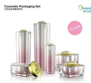 Cosmetic Packaging Set Bottles with Cream Pump and Jars
