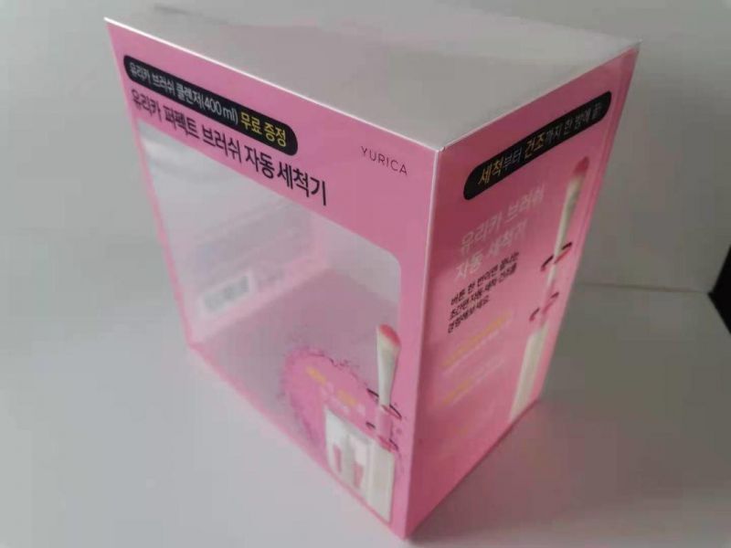 PET coloured printing packaging gift box for beauty tools