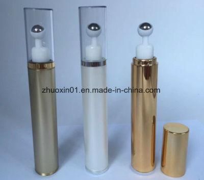 5ml 7.5ml 10ml 15ml Steel and Plastic Roll Cylinder Square Eye Cream Bottles