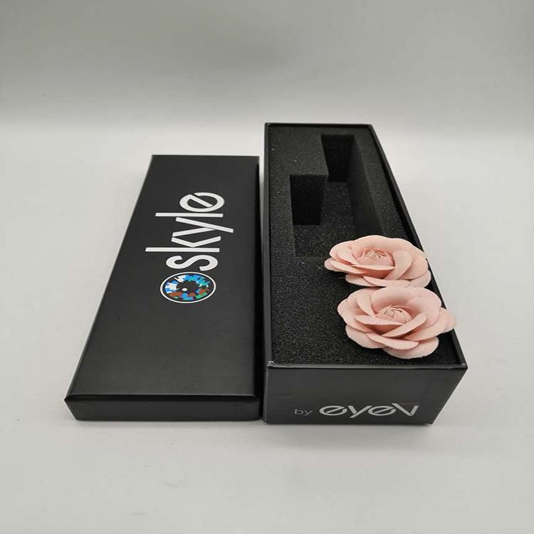 Fancy Color Paper Drawer Boxes with Ribbon Handle