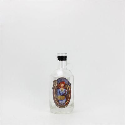 Super Flint 375ml Small Glass Whisky Bottle/Glass Liqueurs Bottle Vodka Bottle