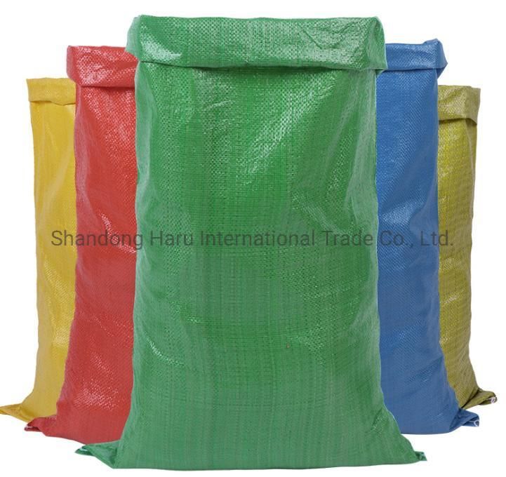 Plastic Packaging Reusable PP Woven Rice, Fertilizer, Cement, Seed, Feed Laminated Recycled Materials China Manufaturer Customized 5kg 10kg 25kg Bag