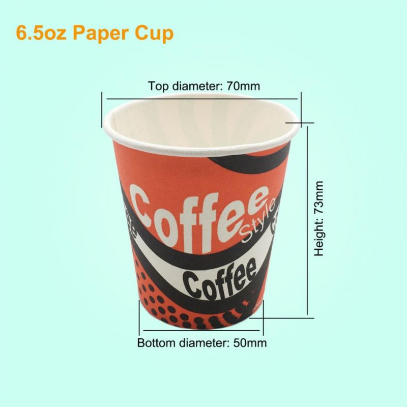 Disposable Paper Coffee Cups China Manufacturer Paper Cups for Hot Drinks
