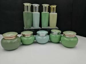 30/40/50ml Plastic PP Inner with New Ceramic Empty Cosmetic Cream Jar
