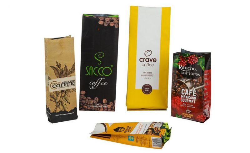 Coffee Seal Bags Customized Printed Plastic Food Packaging