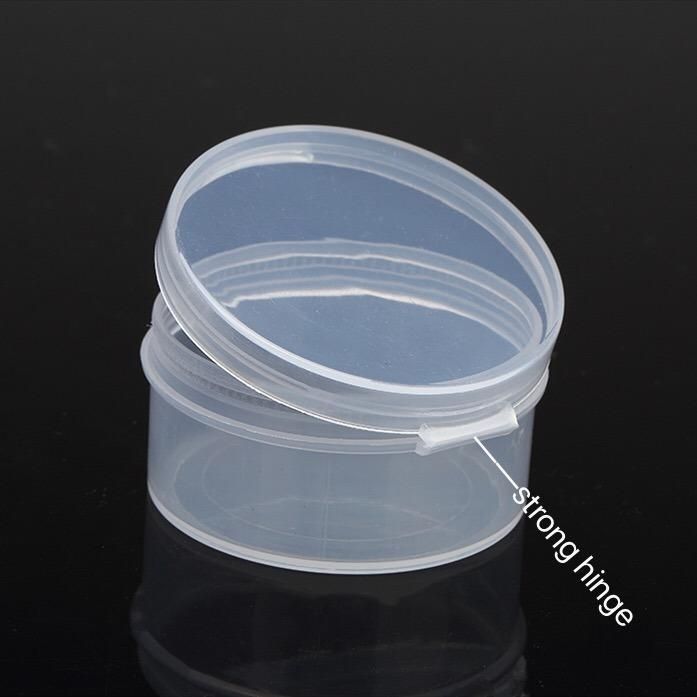 Cheap Small Round Coin Safe Box Earring Plastic Box