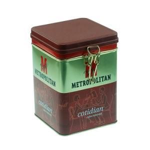 Airtight Metal Tea Tin Box with Plastic Lid--Nc2561