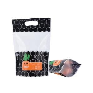 Biodegradabale Food Packaging Coffee Tea Snack Fruit Printed Zipper Ziplock Rice Laminated Zip Lock Bag Paper Packaging Pouch