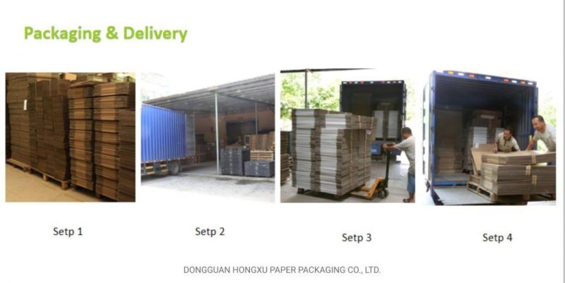 Custom Foldable Packaging Box Corrugated Cardboard Shipping Transportation Box